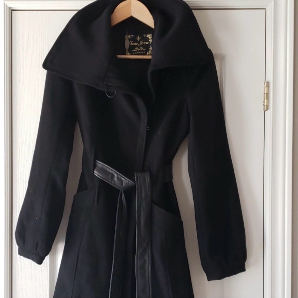 Guess Black Trench Coat
